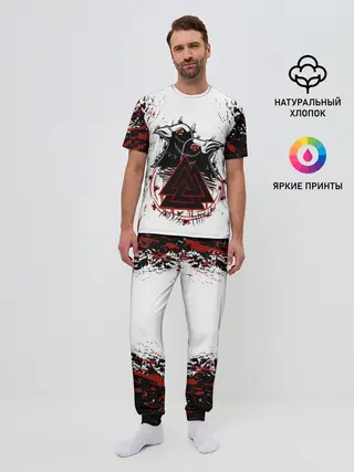 Мужская пижама с брюками / VALKNUT | RUNES