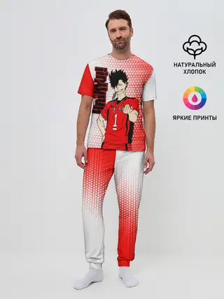 Мужская пижама с брюками / Куроо Тецуро / Kuroo Tetsuro