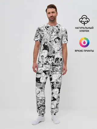 Мужская пижама с брюками / Семь смертных грехов, манга