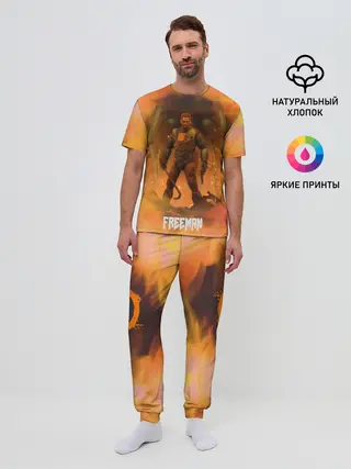 Мужская пижама с брюками / FREEMAN | GMAN | HALF-LIFE