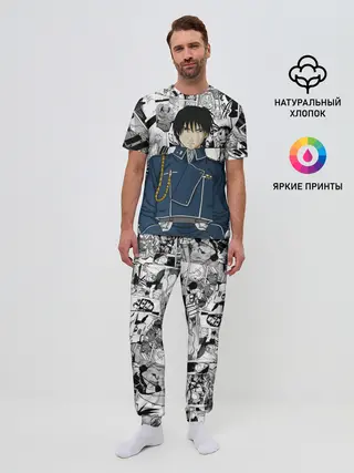 Мужская пижама с брюками / Полковник Мустанг