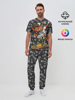 Мужская пижама с брюками / SK8CAT