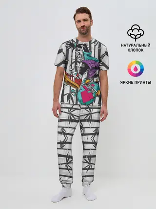 Мужская пижама с брюками / HiFi Panda