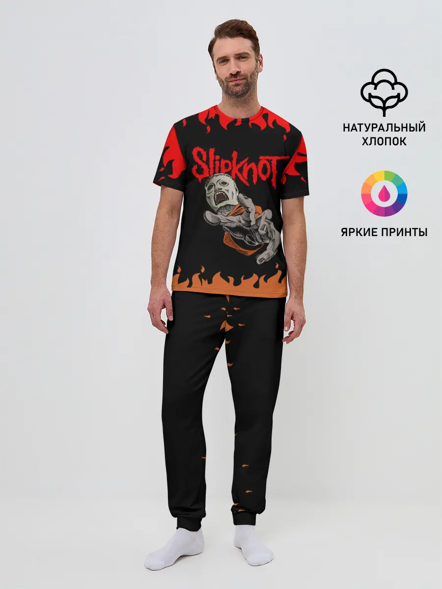 Мужская пижама с брюками / Кори Тейлор | СЛИПКНОТ