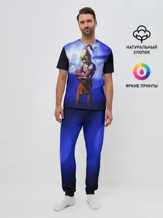 Мужская пижама с брюками / Abe