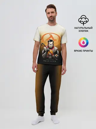 Мужская пижама с брюками / FREEMAN | HALF-LIFE