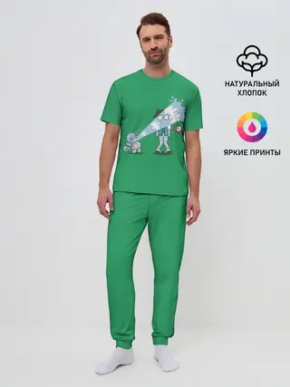 Мужская пижама с брюками / Неугомонный Сквиртл