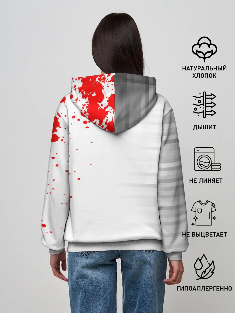 Женское худи / Kaneki Ken красные капли