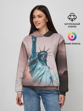 Женское худи / Статуя свободы