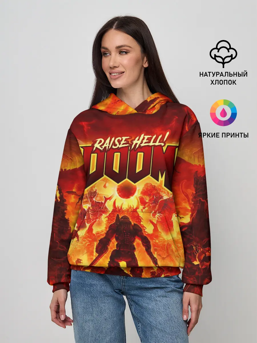 Женское худи / DOOM
