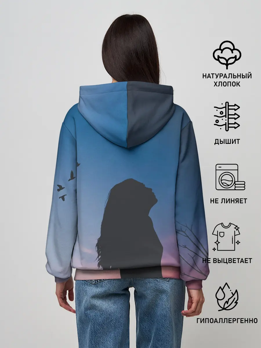 Женское худи / Девушка