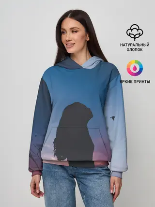 Женское худи / Девушка