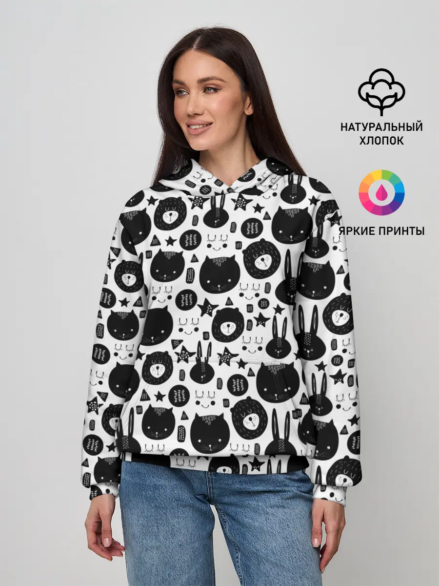 Женское худи / Мультяшки