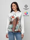 Женское худи / Карп Кои