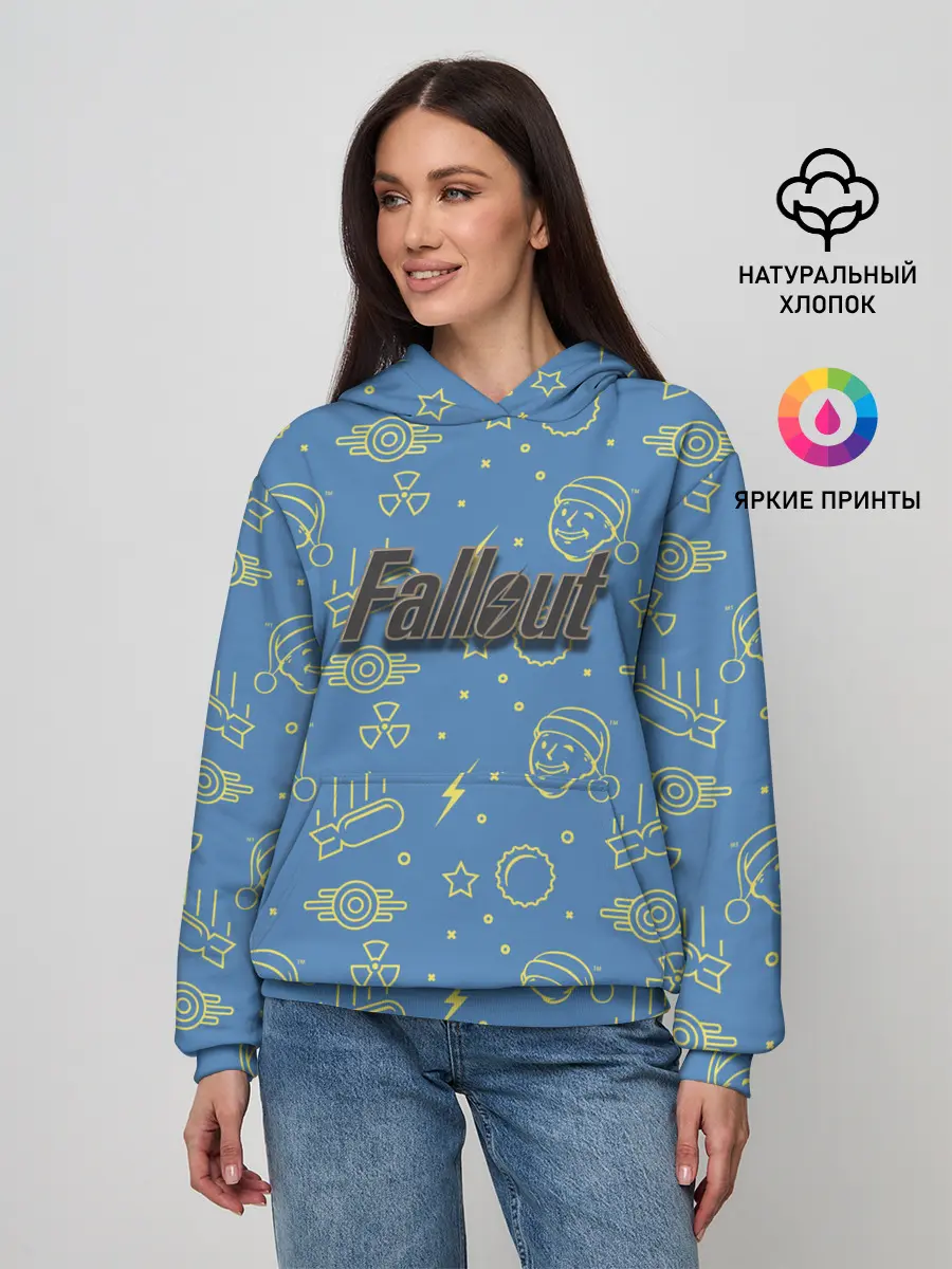 Женское худи / Фаллаут Арт