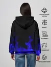 Женское худи / Синий Огонь