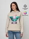 Женское худи / Фламинго