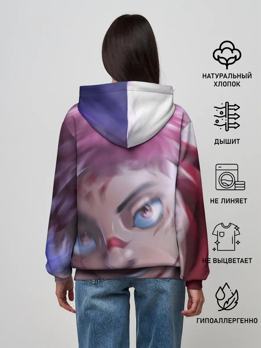 Женское худи / JUJUTSU KAISEN | SUKUNA вихрь