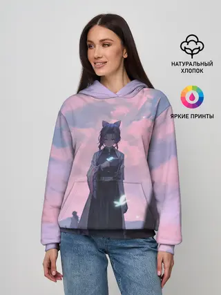 Женское худи / КЛИНОК РАССЕКАЮЩИЙ ДЕМОНОВ