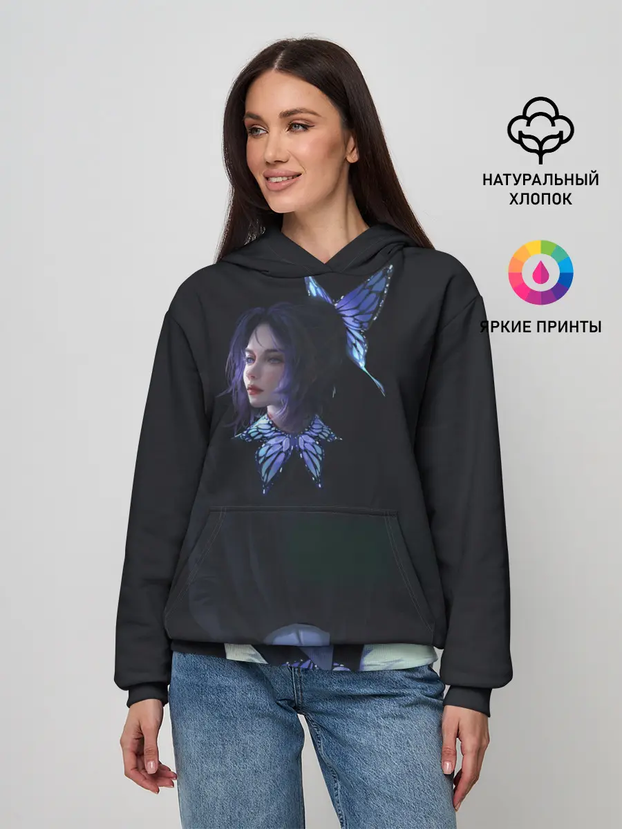 Женское худи / КЛИНОК РАССЕКАЮЩИЙ ДЕМОНОВ