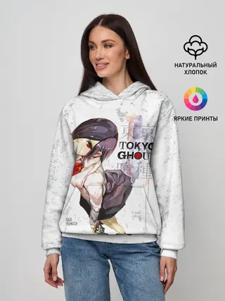 Женское худи / Тоука Киришима в школьной форме