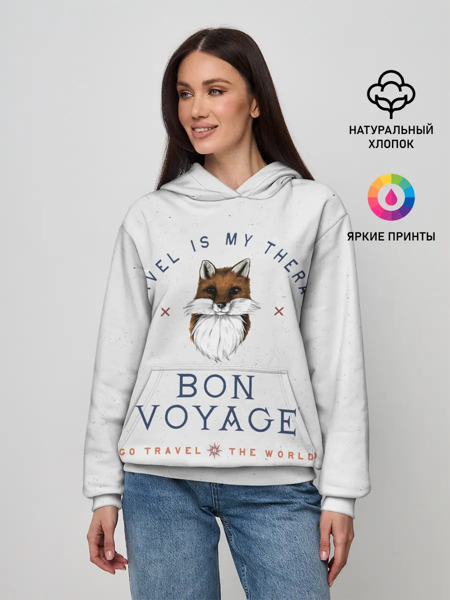 Женское худи / Fox traveler