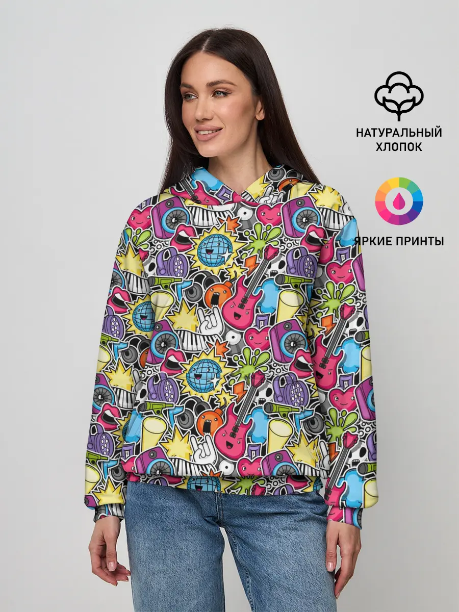 Женское худи / Музыкант