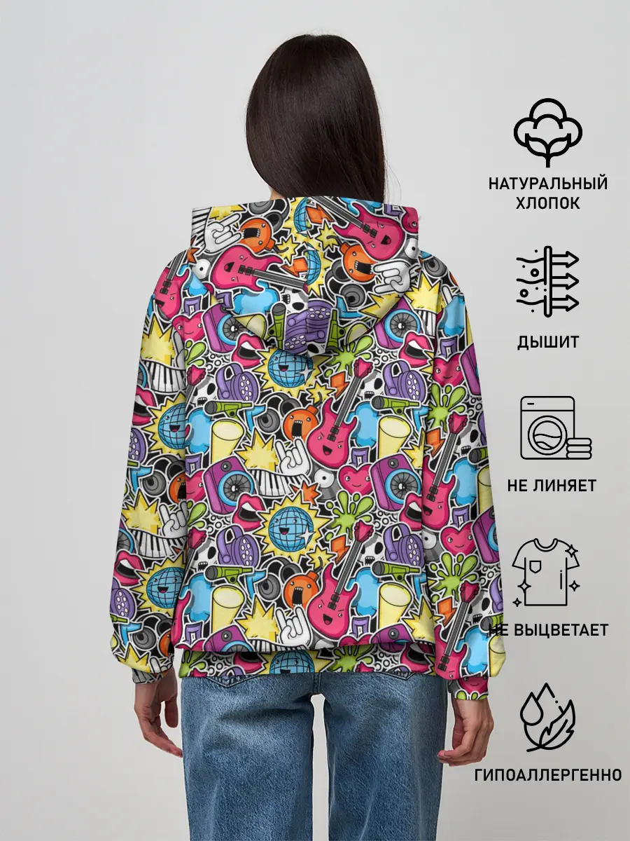 Женское худи / Музыкант