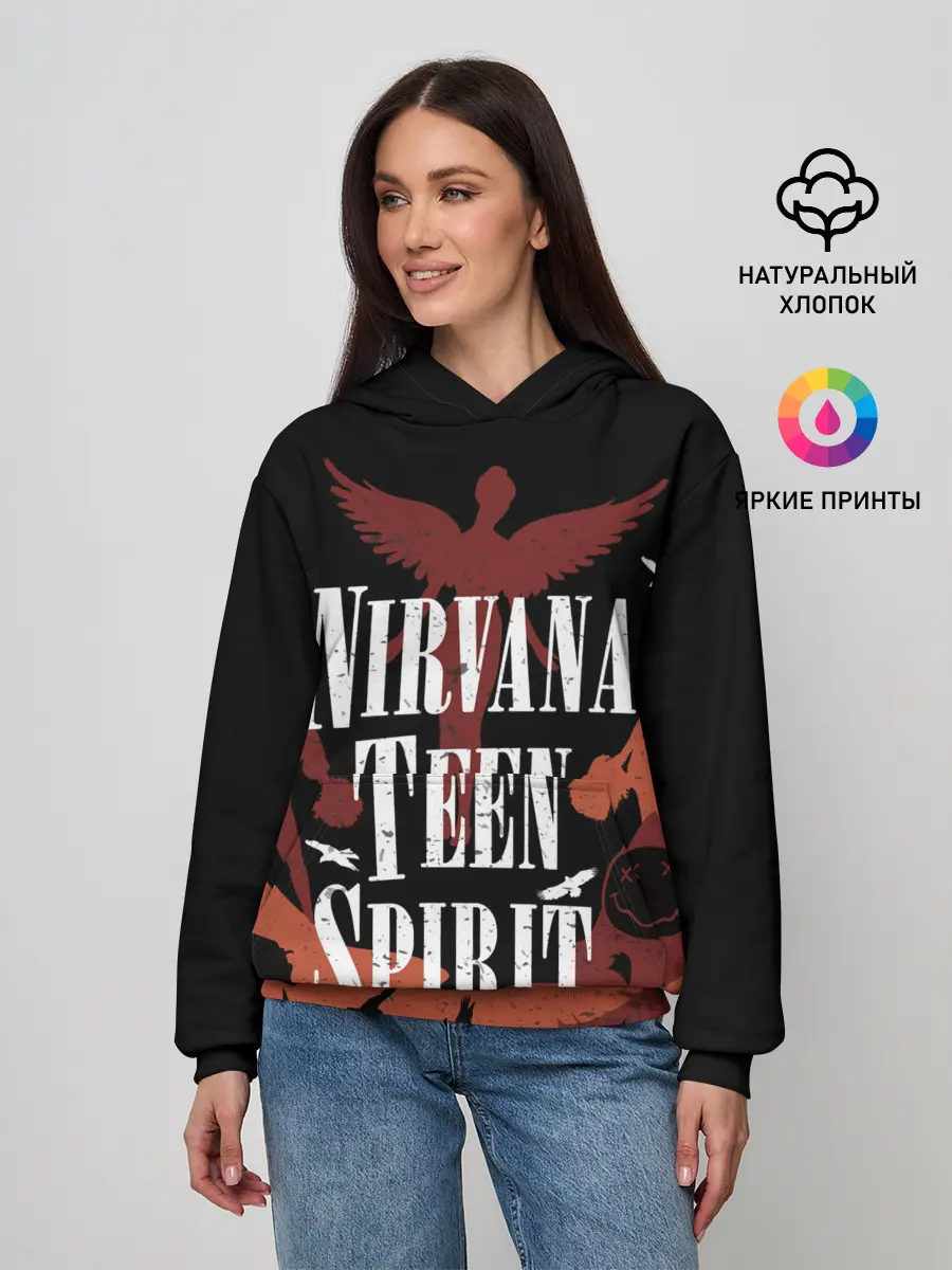 Женское худи / NIRVANA TEEN SPIRIT