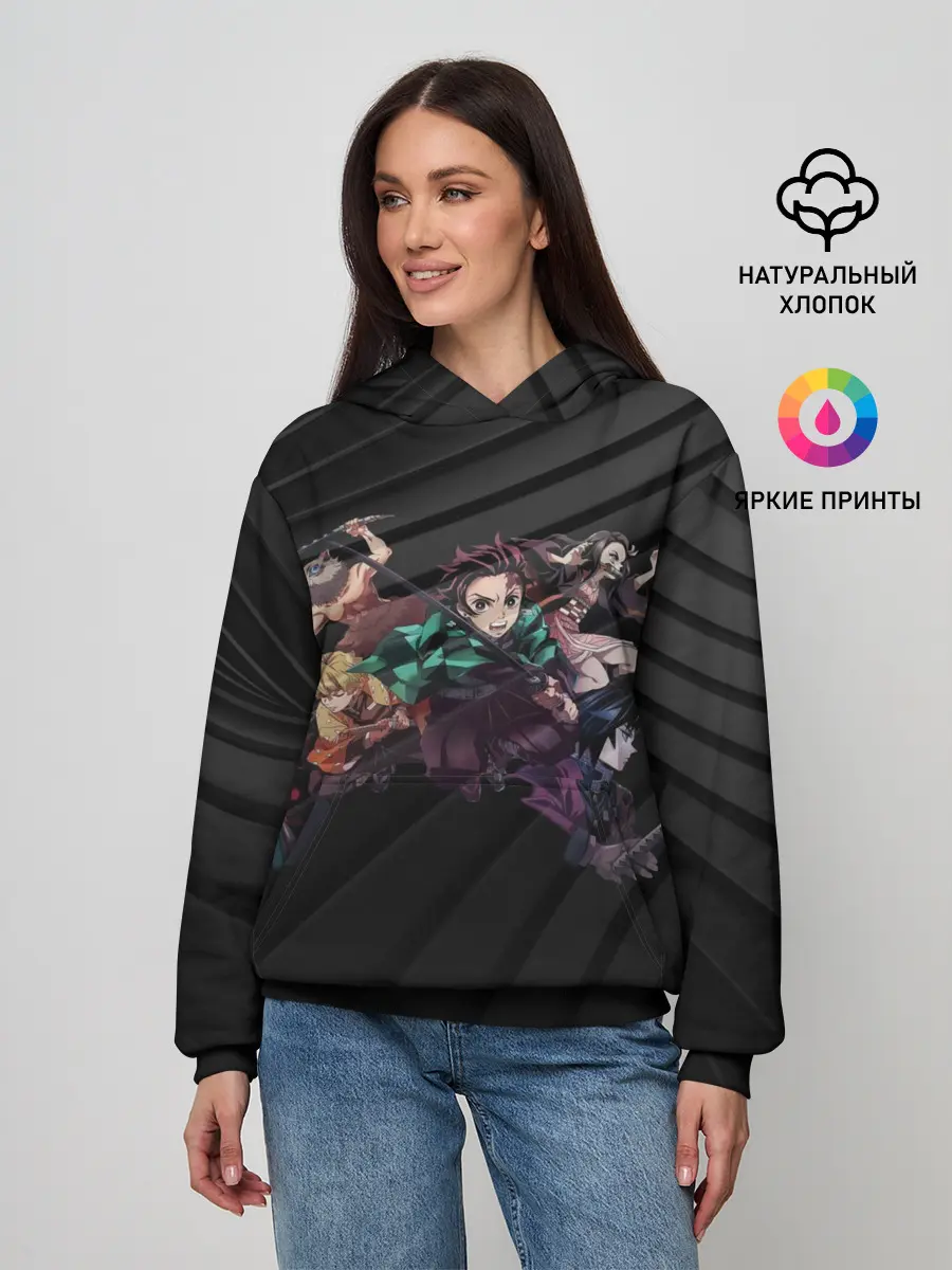 Женское худи / Клинок, Рассекающий Демонов