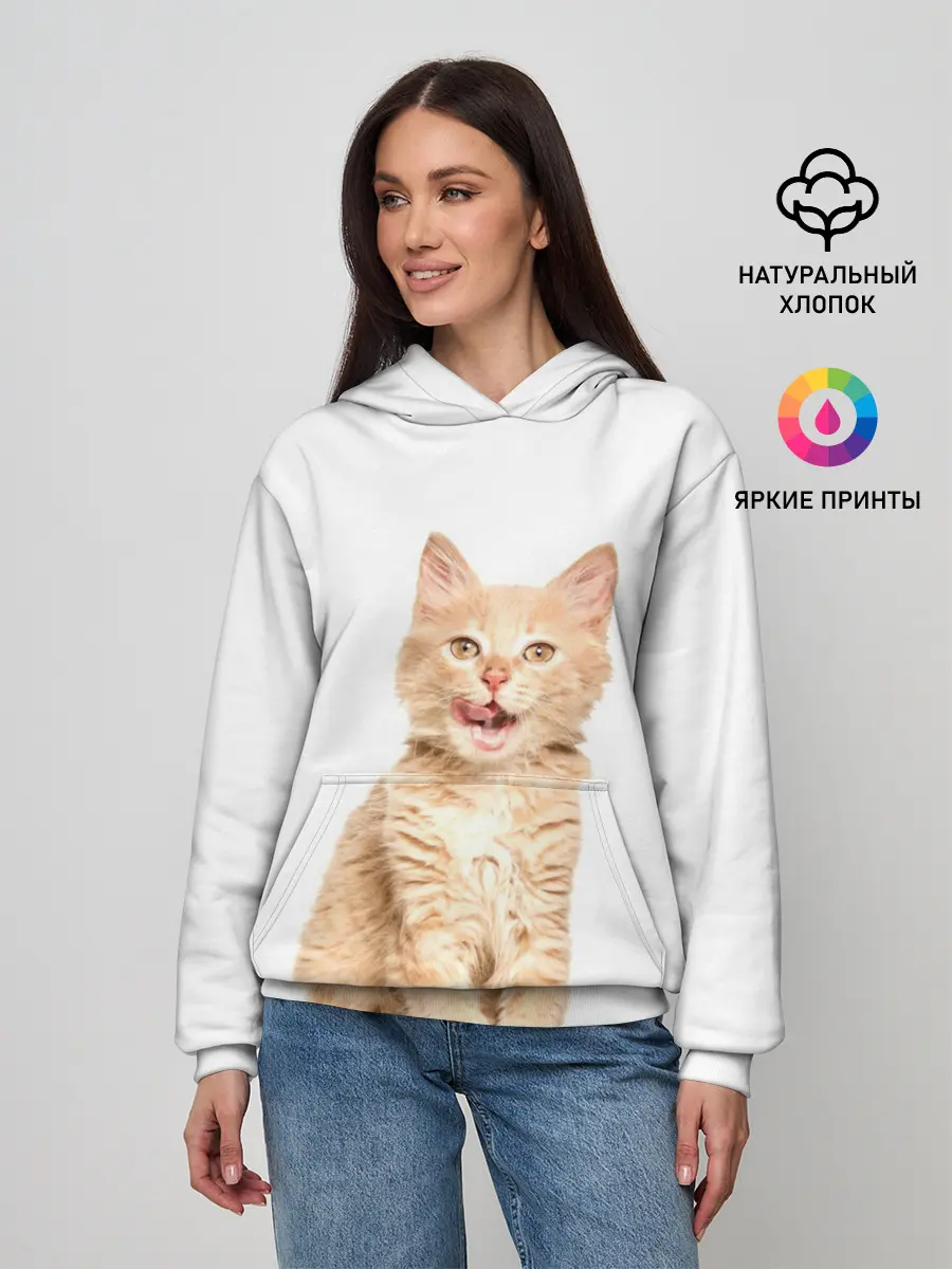Женское худи / Кошечка
