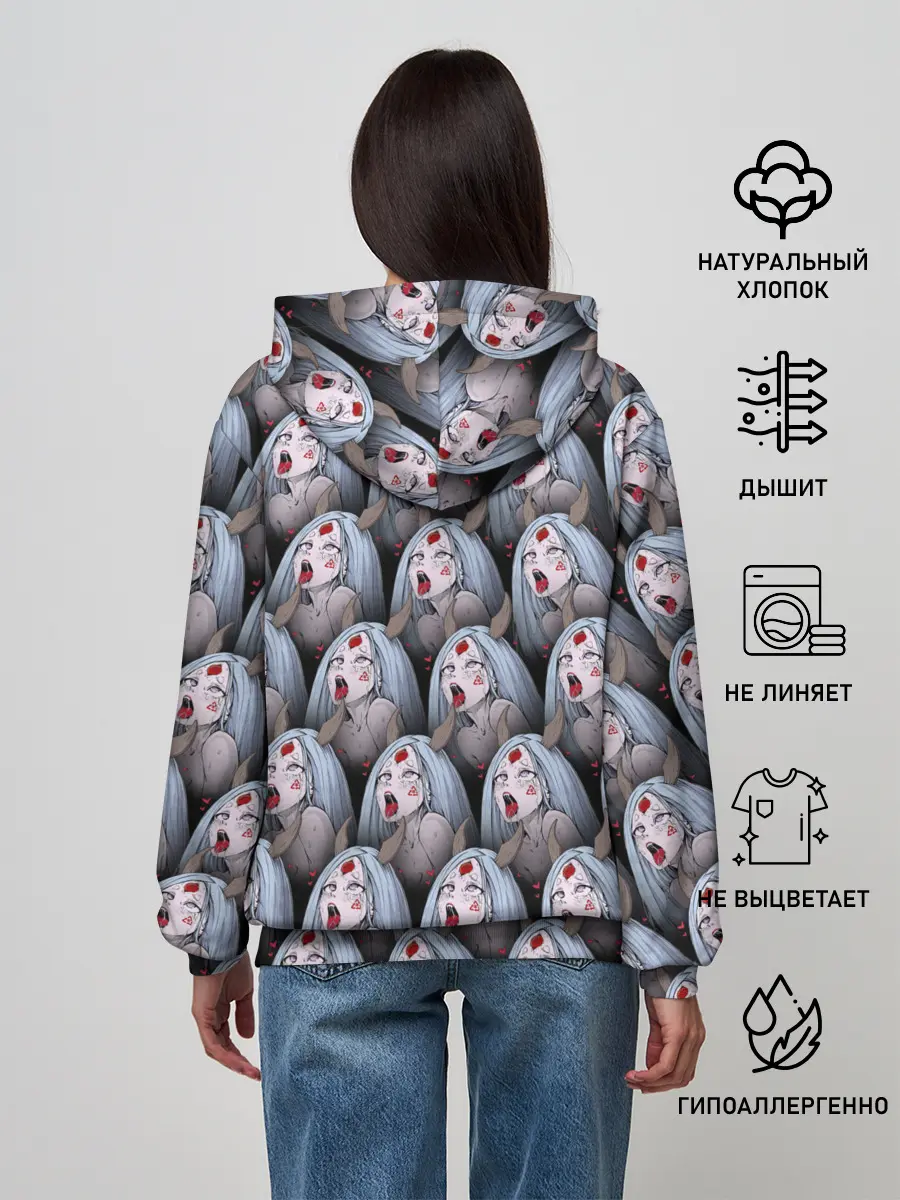 Женское худи / Kaguya Ahegao