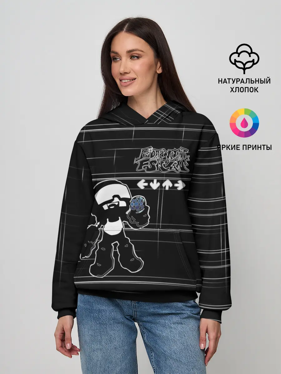 Женское худи / tankmen friday night funkin