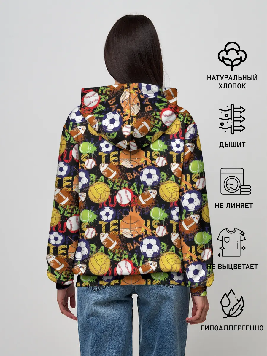 Женское худи / Игра в Мяч