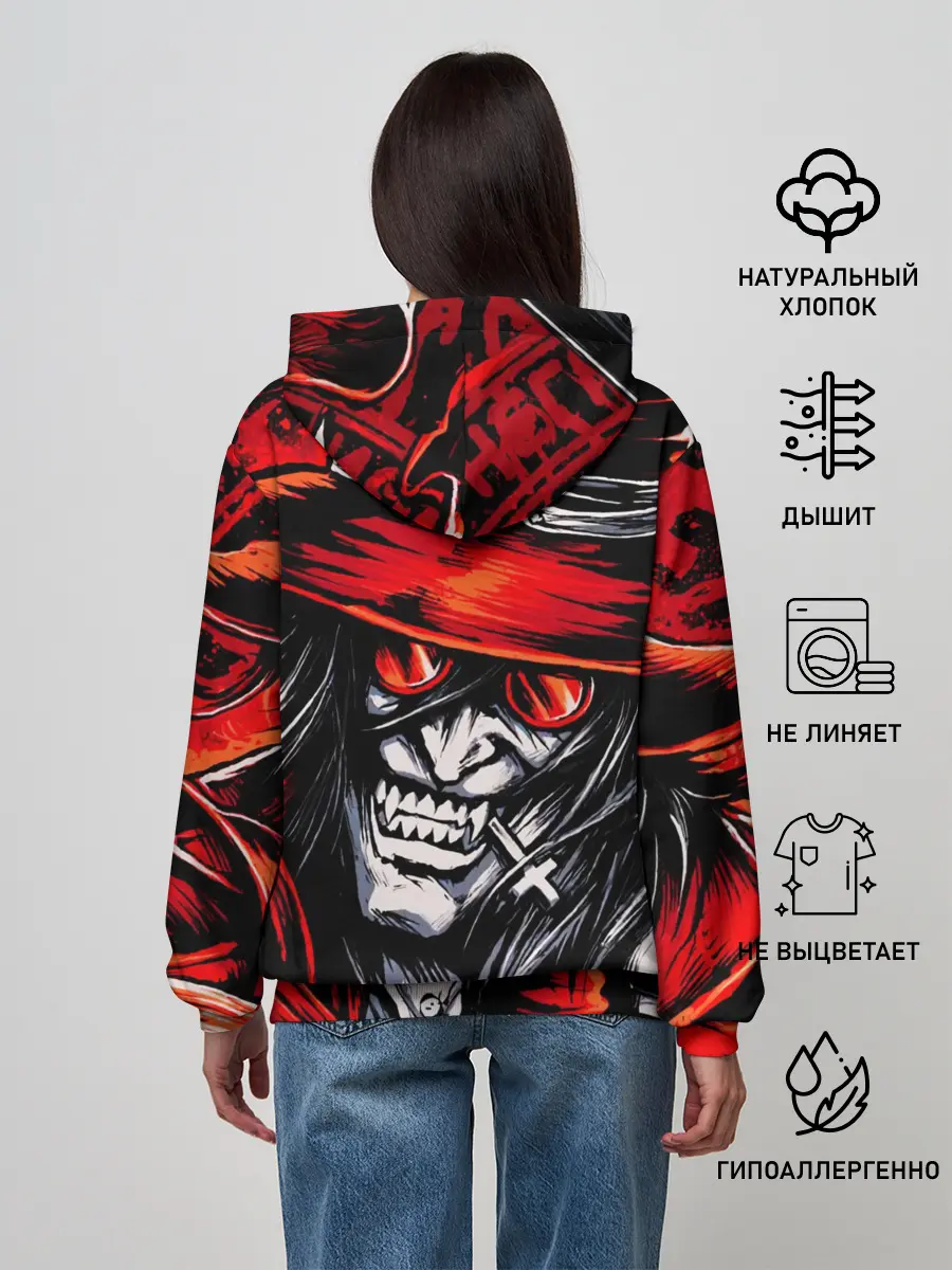 Женское худи / ALUCARD IN RED