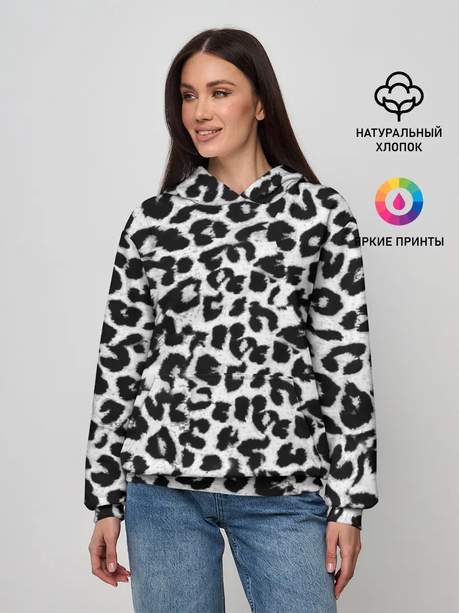 Женское худи / Снежный Барс