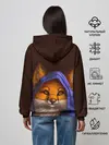 Женское худи / Лисенок в капюшоне