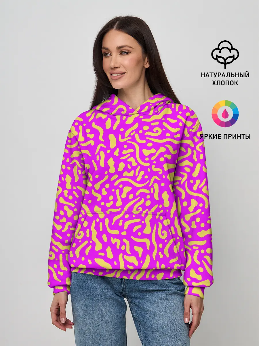 Женское худи / Абстрактные узоры