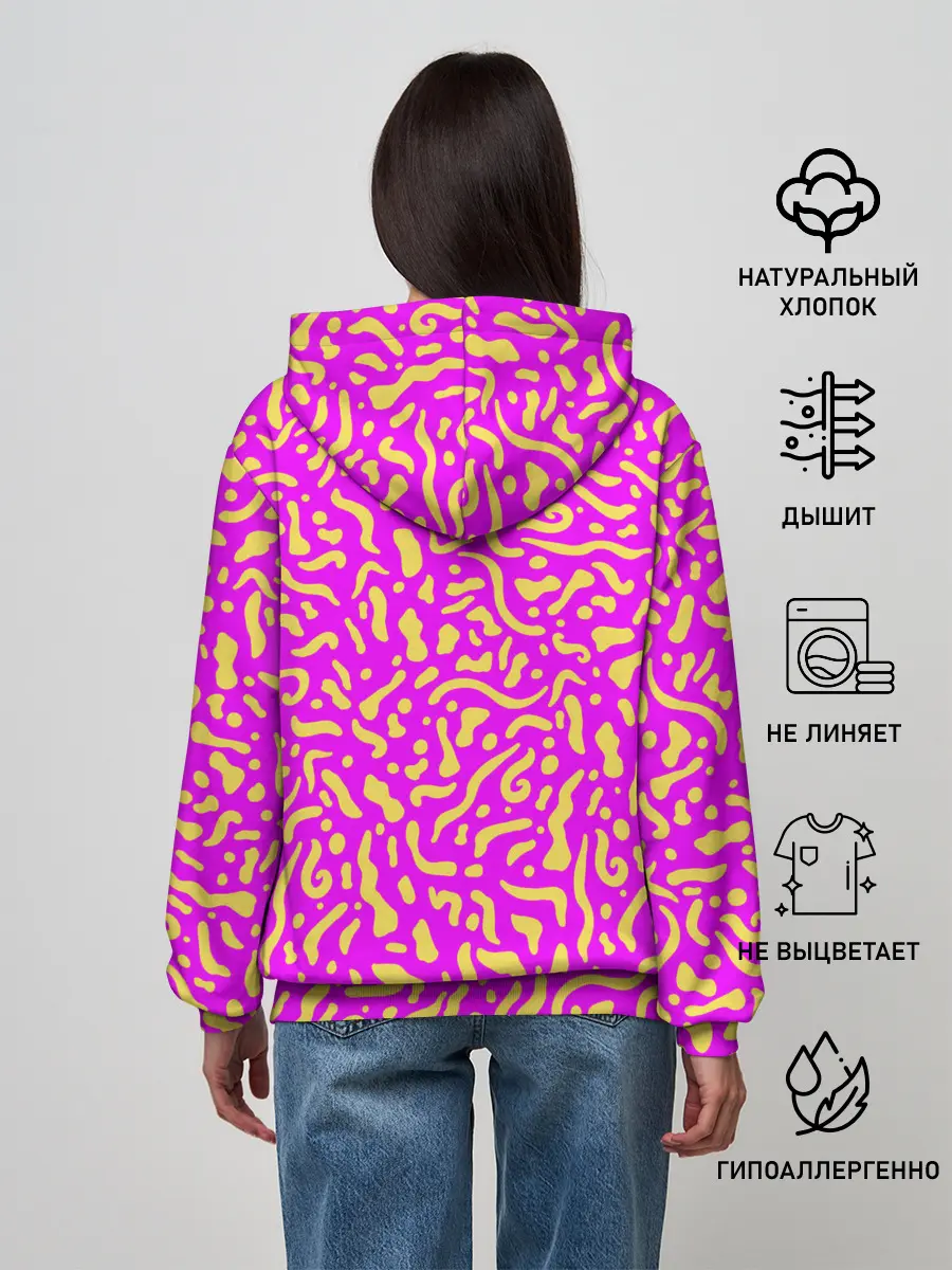 Женское худи / Абстрактные узоры