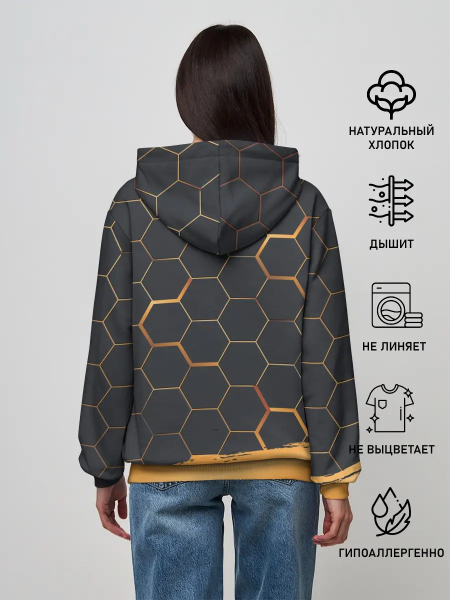 Женское худи / So damn FINE | Neon Steel