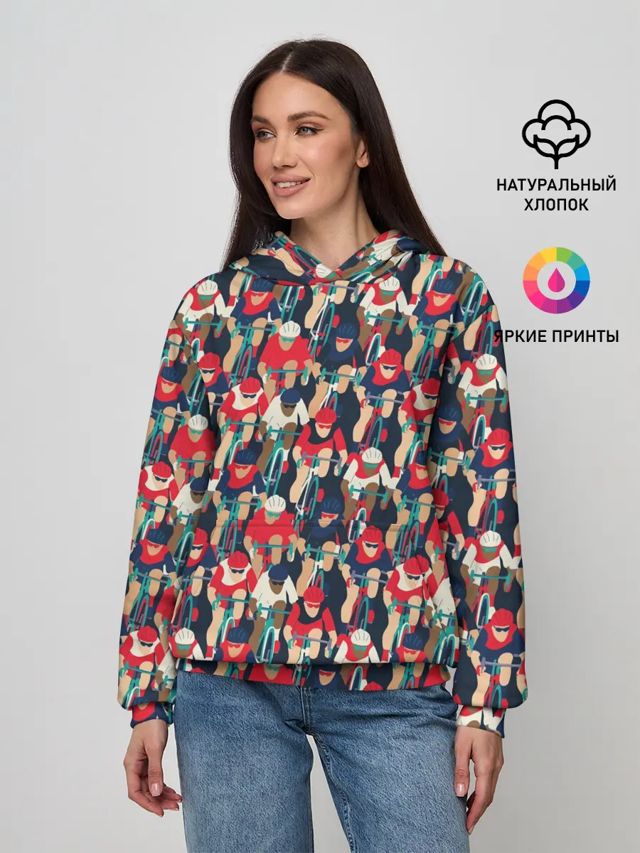 Женское худи / Велогонка