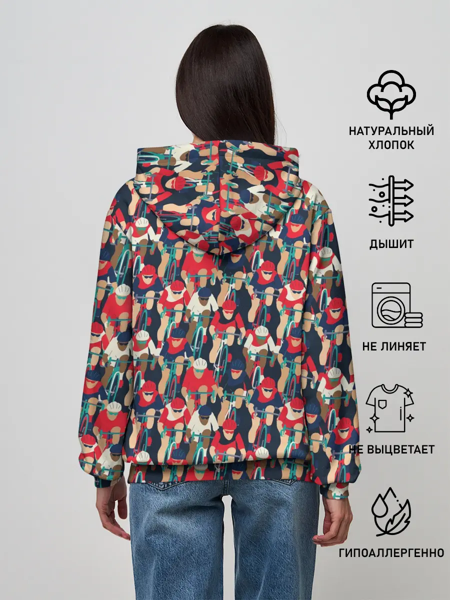 Женское худи / Велогонка