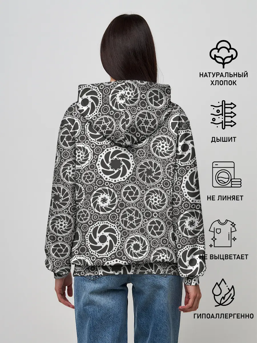 Женское худи / Детали Велосипеда