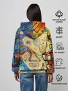 Женское худи / Цветные абстрактные пятна
