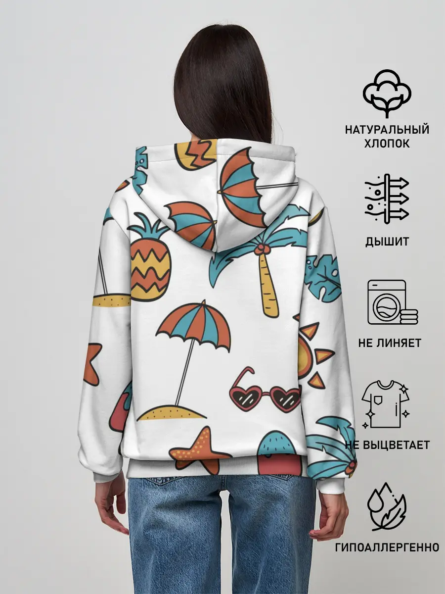 Женское худи / Summer with love