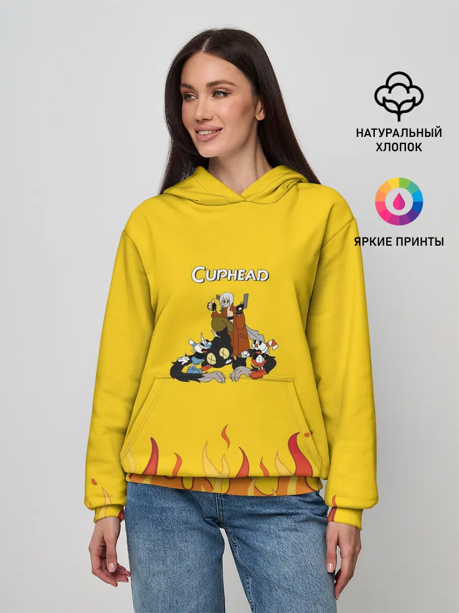 Женское худи / CUPHEAD | ДАНТЕ