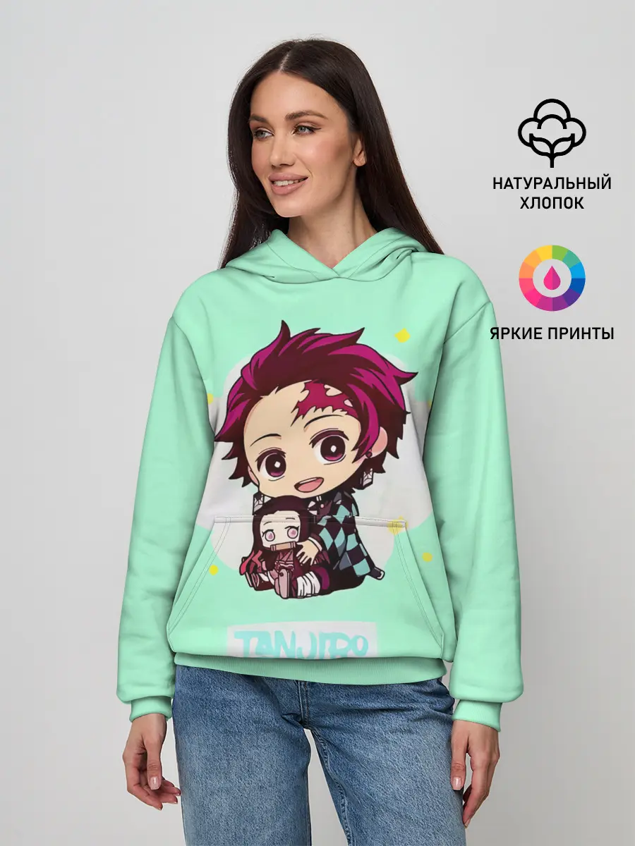 Женское худи / Танджиро Клинок, рассекающий демонов