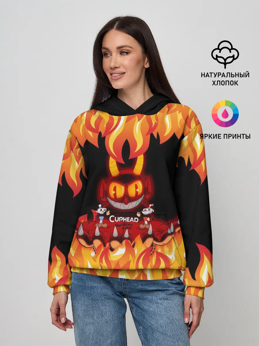 Женское худи / CUPHEAD | DEVIL