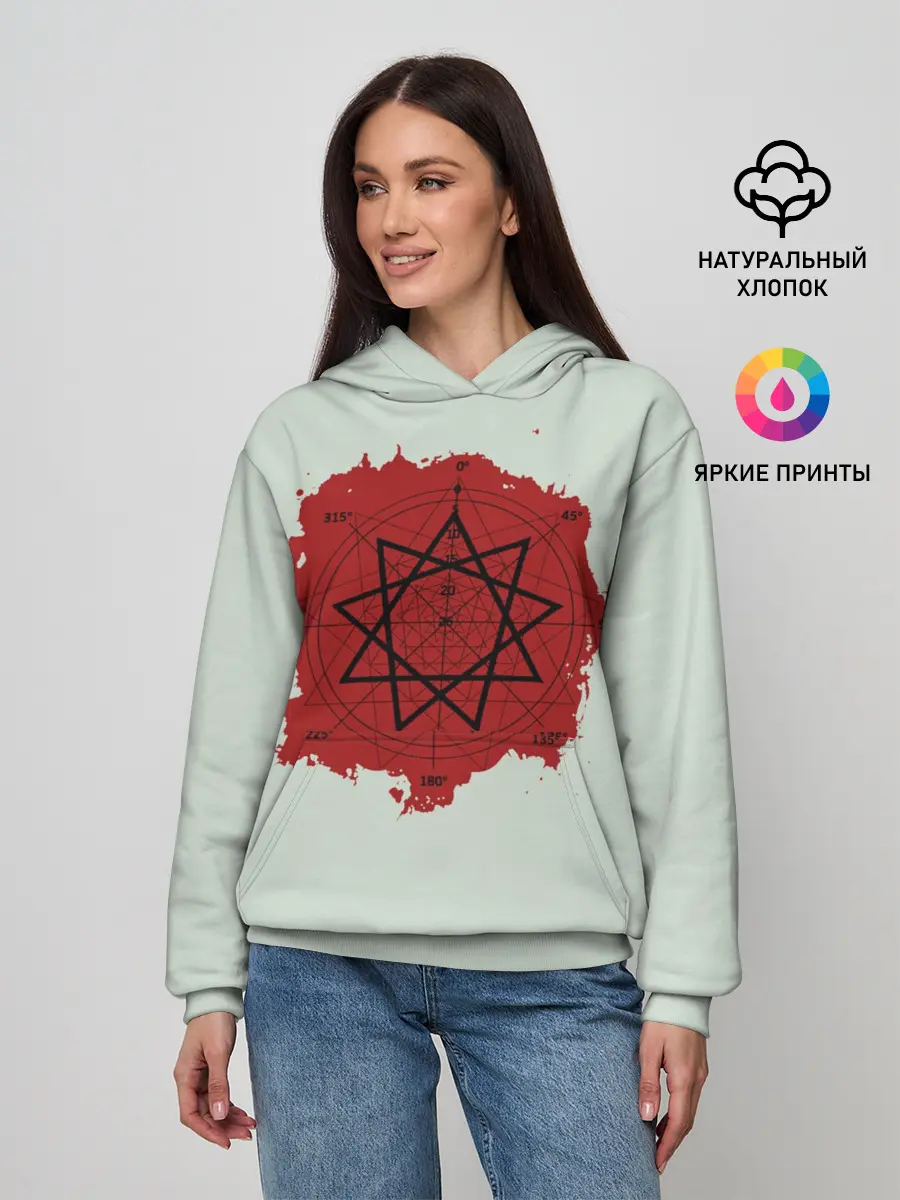 Женское худи / Пентаграмма Slipknot