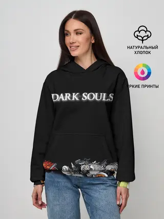 Женское худи / 8bit Dark Souls